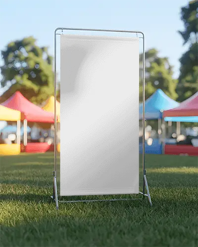 vertical-banner-mockup-outdoor-advertising-banner-on-grass-field-setup