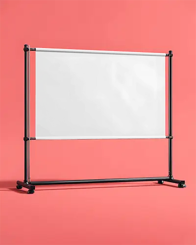 Adjustable Portable Banner Mockup Display For Trade Shows Events And Retail Marketing