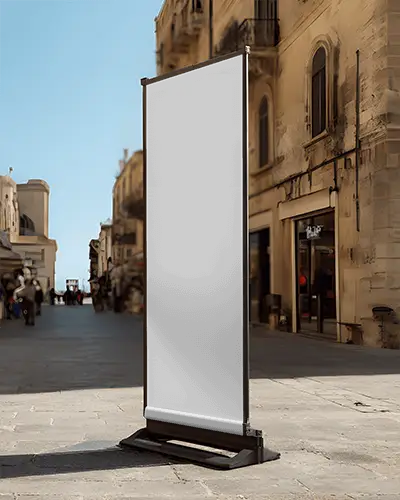 blank-rollup-banner-mockup-on-city-sidewalk-for-retail-and-event-advertising