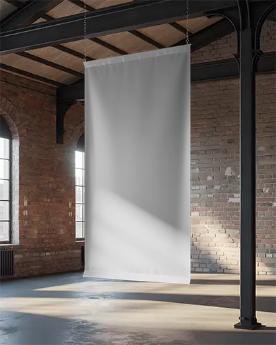 industrial-hanging-banner-mockup-with-brick-wall-background-for-logo-display