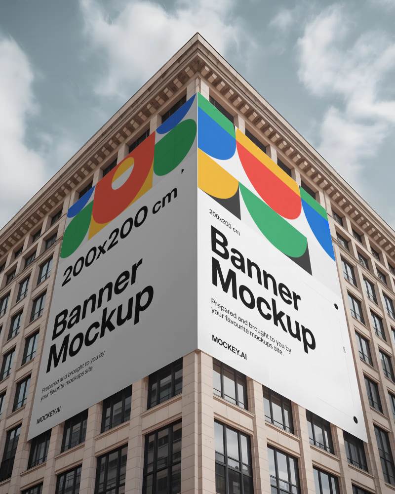 city-high-rise-building-two-sided-large-advertisement-blank--banner-mockup-marketing-promotion