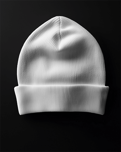 Cozy Holiday Accessory Mockup Featuring Bold Yellow Text And Fun Design