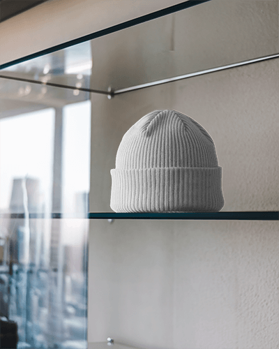 bold-statement-beanie-mockup-dark-blue-hat-with-standout-retro-text-and-isolated-theme