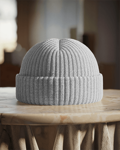 stylish-streetwear-beanie-mockup-bold-purple-hat-with-eco-friendly-theme-and-digital-elements