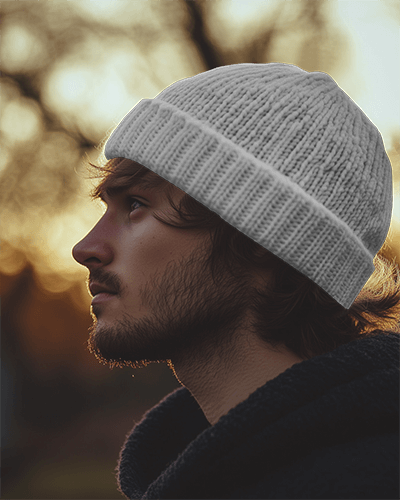 sunset-side-profile-beanie-mockup-male-model-deep-thoughtful-expression-warm-golden-light
