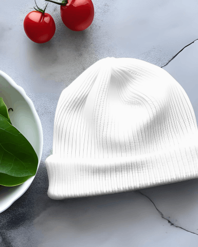 Beanie Having Cherries In Fram