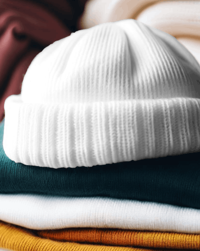 Beanies Lying On Top Of Each Other