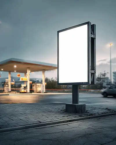 vertical-billboard-mockup-fuel-station-roadside-view-with-dusk-lighting-and-modern-frame