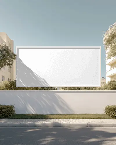 roadside-billboard-mockup-pastel-buildings-and-shadow-play-on-white-wall