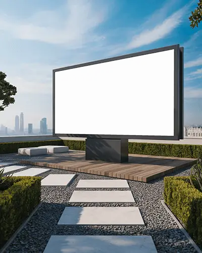 modern-rooftop-horizontal-billboard-mockup-wooden-deck-garden-pavers-and-skyline-views