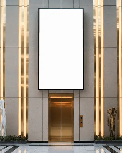 grand-lobby-golden-elevator-billboard-mockup-luxury-interior-with-tall-sculptures