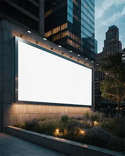 illuminated-empty-billboard-mockup-on-modern-building-wall-for-promotional-content-511