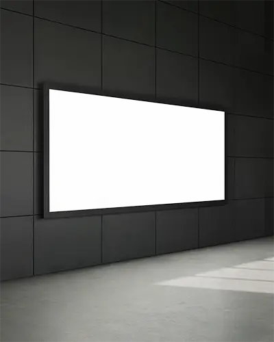 Sleek Modern Billboard Mockup For Commercial Advertising Design Display Presentation 0553