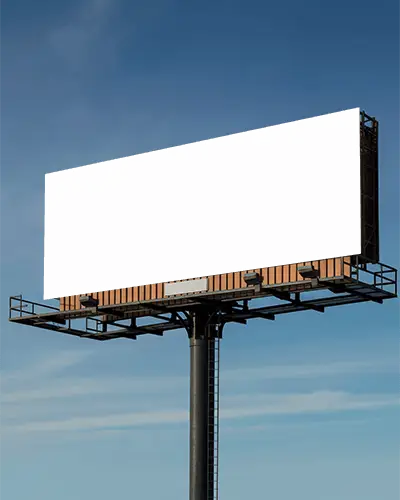 Large Empty Urban Billboard Mockup Display Marketing Space For Business Ad Campaign