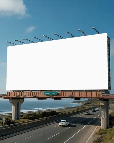 Highway Billboard Mockup For Outdoor Advertising And Creative Promotion Ideas