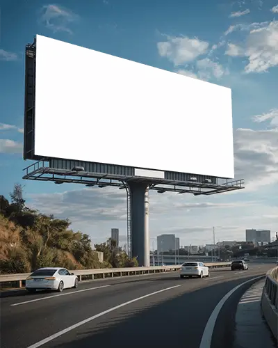 Blank Highway Billboard Mockup For Advertising Brand Promotion Campaigns