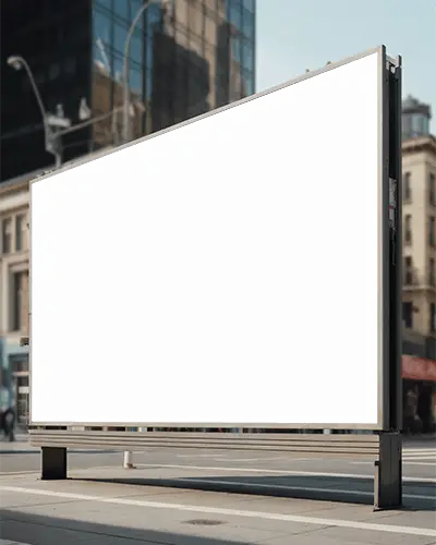 Blank Large Street Billboard Mockup Urban Outdoor Advertising Display Template For Design