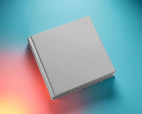 square-hardcover-book-mockup-with-minimalist-design-and-reflective-gradient-backdrop
