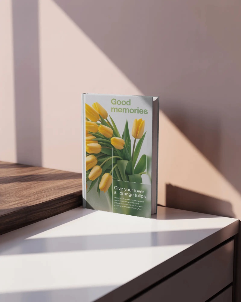 sleek-stylish-book-mockup-on-white-table-next-to-wooden-edge-and-soft-light-shadow