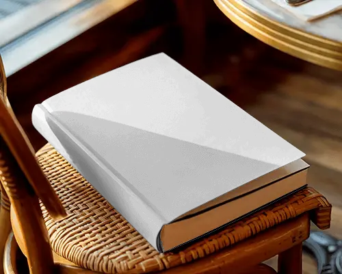 hardcover-book-mockup-on-woven-chair-textured-wooden-background-natural-light