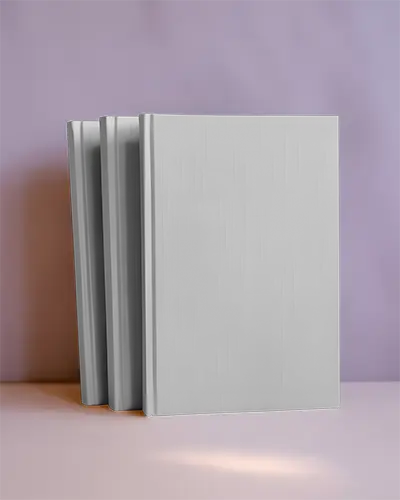 Hardcover Book Mockup Display For Publishing Designs And Creative Visual Presentation Use