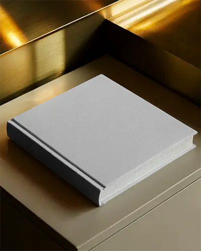 Hardback Book Mockup Showcasing Luxury Blank Cover Perfect For Custom Designs Promotions