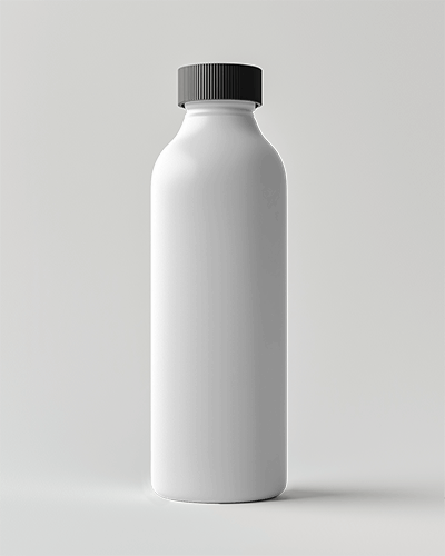 Eco Friendly Plastic Bottle Mockup With Minimalist Elephant Illustration And Soft Matte Finish