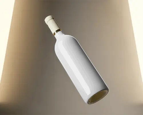 realistic-floating-wine-bottle-mockup-for-label-presentation-and-branding-designs