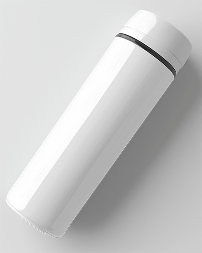 Bottle Mockup On Clean White Background Elegant And Modern Packaging Design