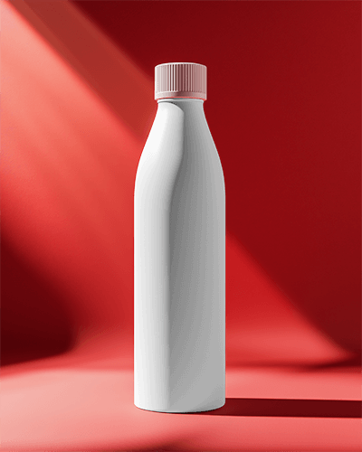 Island Inspired Energy Drink Bottle Mockup Colorful Design With Beach Theme