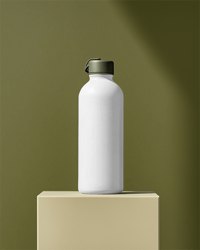 Eco Friendly Plastic Bottle Mockup With Travel Ready Design And Stylish Branding Presentation