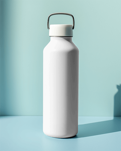 Eco Friendly Travel Bottle Mockup With Luxury Tropical Design And Sustainable Premium Materials