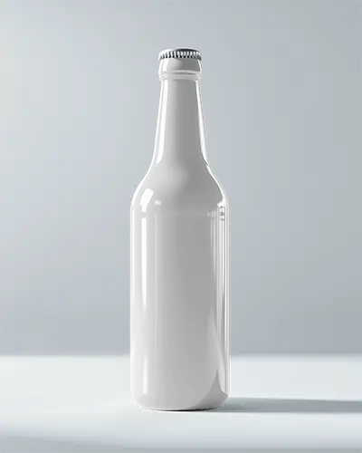 Minimal Clear Plastic Bottle Mockup For Smoothies Or Juices High Resolution Studio Lighting Clean Label Display