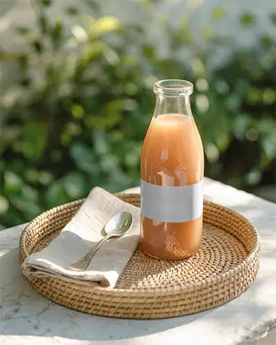 natural-organic-beverage-bottle-mockup-on-rattan-tray-with-cutlery-and-napkin-0279