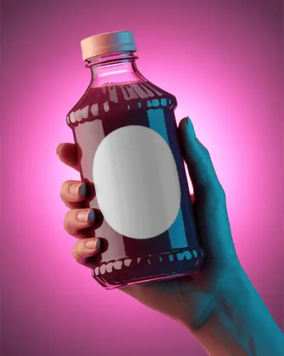 realistic-hand-holding-clear-glass-bottle-mockup-for-product-packaging-design-presentation