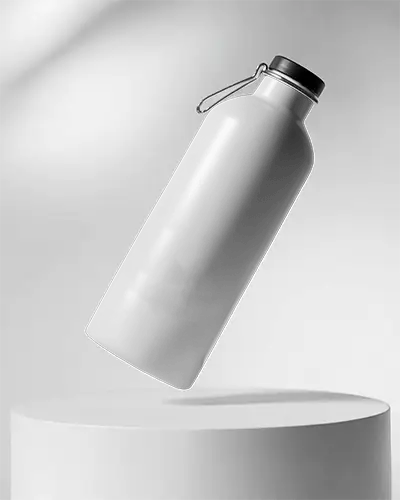 floating-metallic-water-bottle-mockup-with-ergonomic-shape-and-carrying-clip-accessory