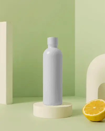Sleek Minimalist Bottle Mockup For Liquid Products Presentation And Branding Use