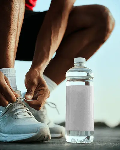 Sports Water Bottle Mockup Ideal For Fitness Label Designs And Hydration Brand Promotion