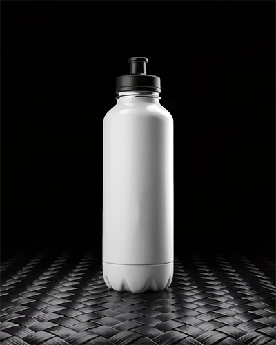 Durable Portable Sports Bottle Mockup For Athletic Brands Ideal For Marketing And Graphic Design