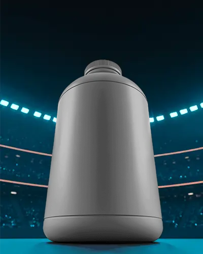 Sleek Premium Sports Supplement Bottle Mockup For Brand Packaging Design Showcase