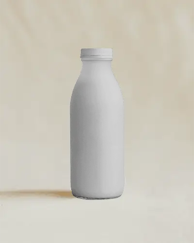 Premium Quality Smooth Rounded Bottle Mockup For Product Packaging And Branding Designs