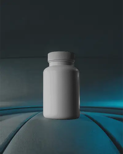 Realistic Durable Prescription Pill Bottle Mockup For Healthcare And Wellness Products