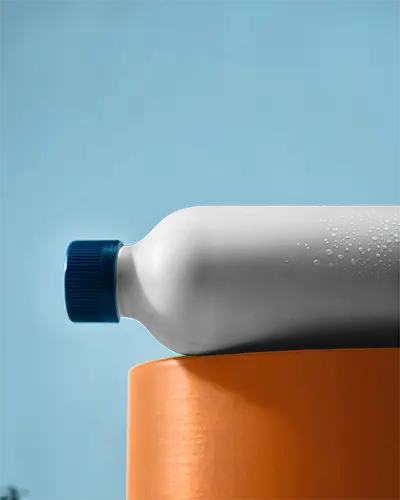 Sleek Horizontal Bottle Mockup For Product Packaging Display And Design Presentation Use