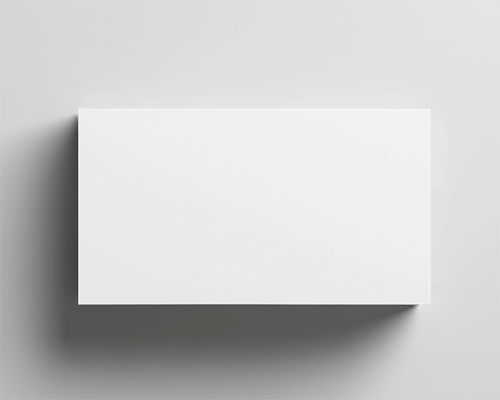 Landscape Rectangular Box Mockup Front View Soft Lighting Minimalist Packaging Design 0103