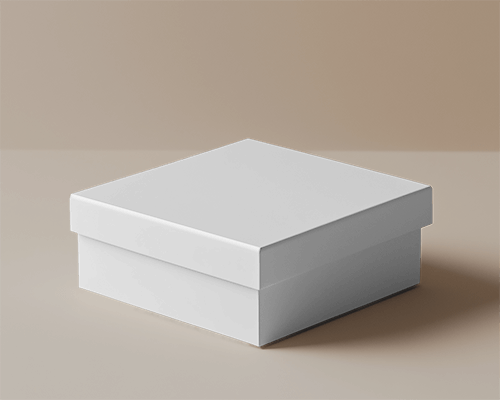 Minimalist Packaging Box Mockup Elegant White Box On Neutral Background Soft Lighting Premium Branding Presentation 0109