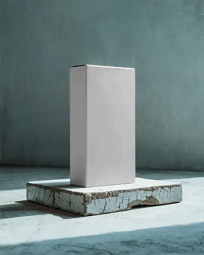 Sleek Minimalist Product Packaging Box Mockup For Branding And Marketing Presentation Ideas