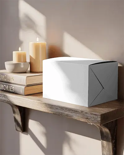 rectangular-box-mockup-on-wooden-shelf-next-to-candles-and-books-in-sunlit-room