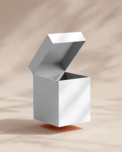 open-lid-square-box-mockup-floating-shadow-soft-beige-background-minimal-design