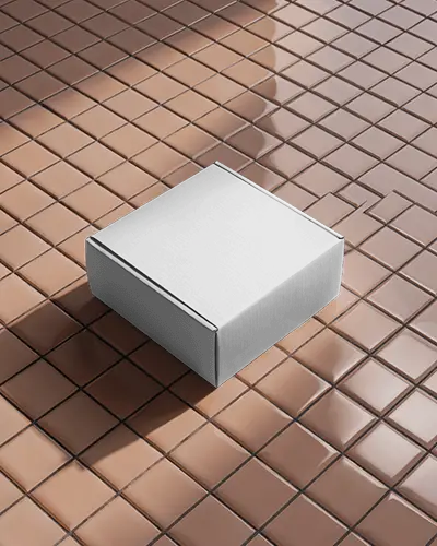 square-box-mockup-on-glossy-tiled-floor-sunlit-modern-minimal-scene-for-premium-packaging