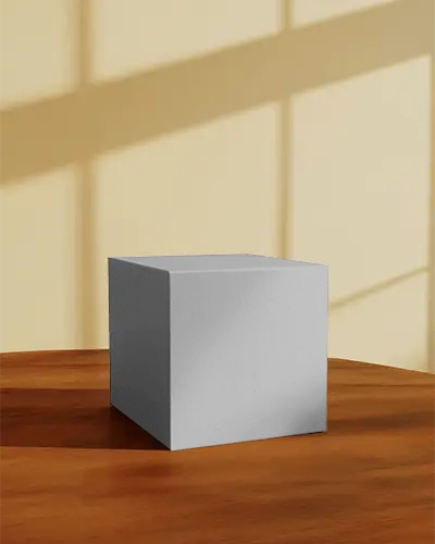 Minimalistic Cube Box Mockup Perfect For Product Packaging Designs And Branding Presentation